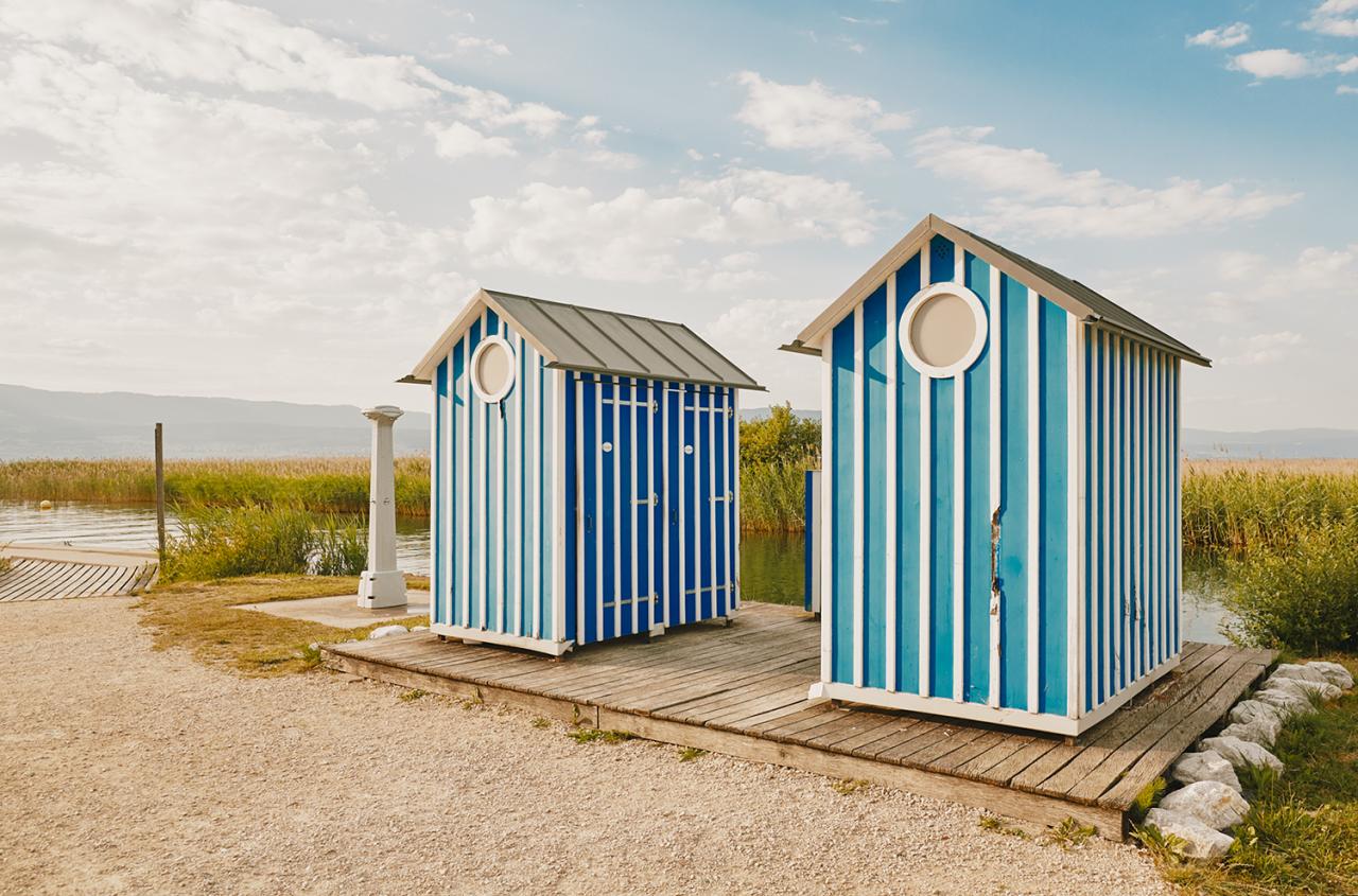 Cabine de plage de Gletterens