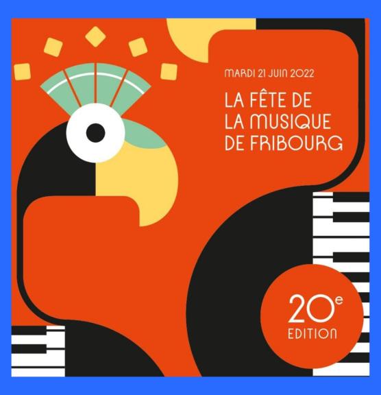 Affiche officielle de la Fête de la musique ©Madame Marilou